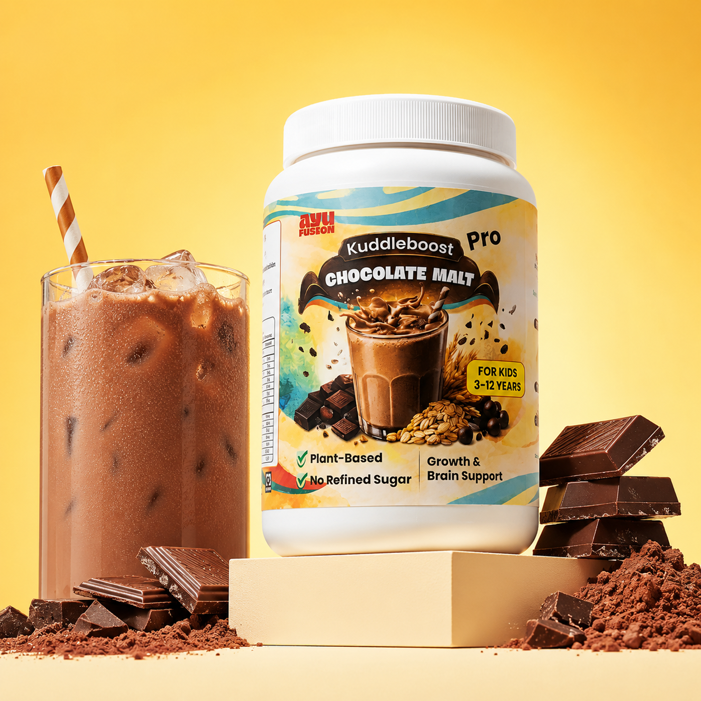 KuddleBoost™ Pro Growth & Height Protein For Kids (3–12 Years)